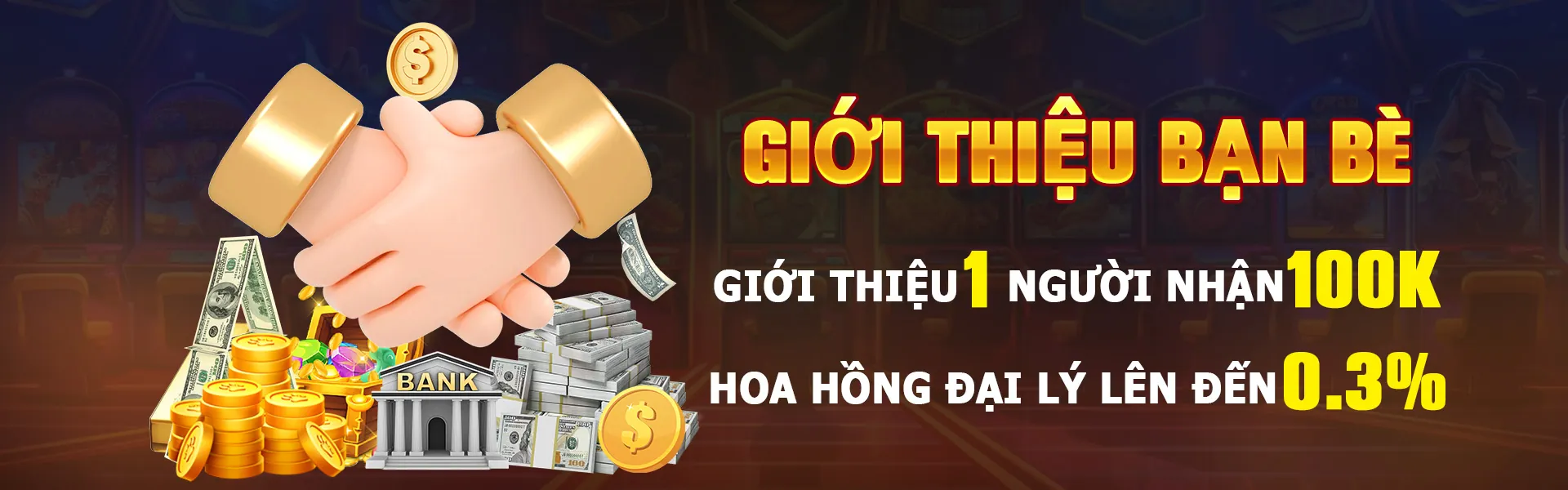 Banner khuyến mãi nổ hũ vipwin777